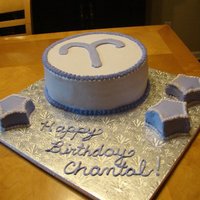 Aries Zodiac Sign They wanted the Aries Zodiac sign and a few small star cakes. I used the cake board for writing her name because they wanted her name on...