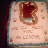 Scooby Doo This cake was for a co-worker that was moving away, and she adores scooby doo!!!!!!!!!