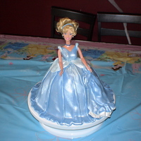 Girl's Princess Cake Made for my three toddlers' last birthday. Literally thrown together in a half hour so not my best work but the girls loved it.