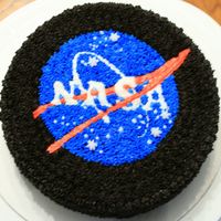 Nasa One of my first cakes. Brought this to work.