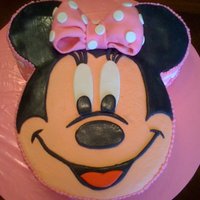 Minnie Mouse Minnie Mouse cake made using the tutorial here on cakecentral! Thank you for the great instructions jaklots1!