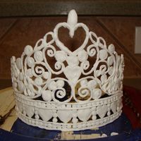 1St Tiara Attempt This is just a practice run at a tiara that I want to make for my daughter's birthday cake. I drew the tiara by hand and a friend of...