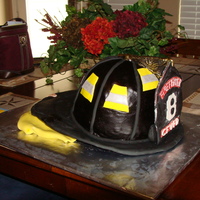 Fire Helmet This was my first attempt at a fire helmet. I was not as neat as I would have liked it to be, but my husband liked it a lot. I was having...