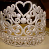 Tiara Tiara for my little girls princess birthday cake. This is my second tiara. Made this one out of gumpaste. My pattern was too intricate for...