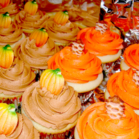 Cupcakes Yellow cake with buttercream icing. TFL