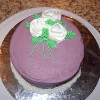 Wilton Course 1 / Cake 3 Frist time doing roses.. I'm fairly happy with them