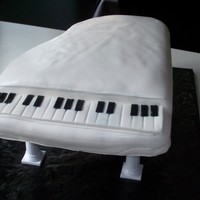 Piano Cake Thank you CC you all helped me with this cake my friend was sooooo please with this cake. I must say I am feeling good about this. My fist...