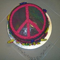 Tie-Dyed Peace Cake tie-dyed peace cake