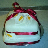 Calla Lilly Wedding Cake 