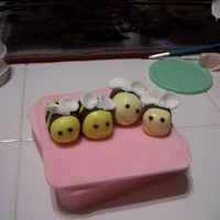 Bees My first gum paste bees