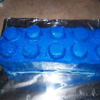Lego Block I made this cake for my sons 10th Birthday, he loved it! I made the nubs on top with mini cupcakes upside down,...they were kinda a pain to...