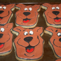 Scooby Doo Cookies vanilla sugar cookies with royal icing