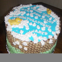 Rubber Duckie made this for a baby shower