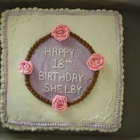Dot Themed Birthday Cake. 