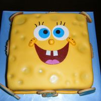 Spongebob 2nd cake ever!! First Fondant Cake!! Did not have enough time to make the outfit but I am pleased with it. This was for my baby's 2nd...