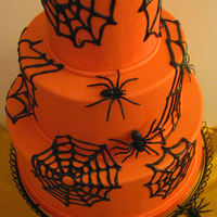 Sugarveil Spider Web Cake 