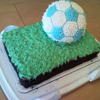 Soccer Cake I did this cake for my daughters soccer teams end of season party. I was not prepared for the humidity, so my buttercream got very soft,...
