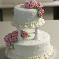 Course 3 Final Here is my final for the Wilton Course 3 class. The best cake I have made to date. I was very happy with how this turned out.