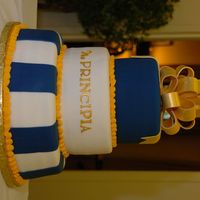 My First Paid Cake My first paid cake, and my first stacked cake. I learned a lot doing this cake, and am very excited with how it turned out. The bow alone...