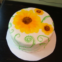Sunflower Cake sunflower cake