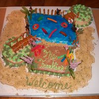 A Day At The Lake This is a cake I made as a surprise for an old friend who was having a family reunion at her lake house near me. I am still a beginner and...