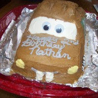 My Nephews Tow Mater.. My attempt at Tow Mater. I liked and my nephew liked it. That is all that mattered. And I was suprised it did not take long to make.