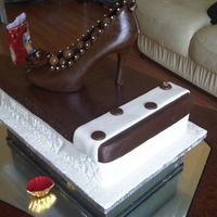 Chocolate Shoe Cake THANKS SURGENE FOR UR HELP.UR ADVICE DID HELP.I MUST ADMIT THAT IT WAS DIFFICULT 4 ME BUT IT WORKED OUT OK THA I EXPECTED.THIS WAS A FIRST...