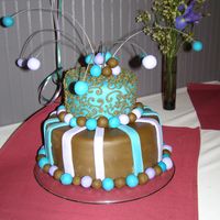 Fun Bridal Shower Cake 