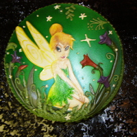 Tink Tinkerbell, fondant and painted tink.