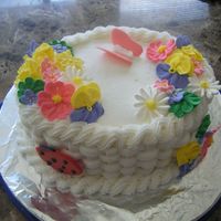 Wilton Course 2 Orange cream cake with Vanilla bc