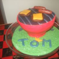 Bbq King of the Que Cake
