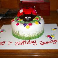 Ladybug Cake 