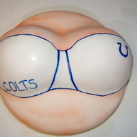 Colts Bra Cake 