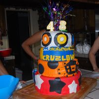 Dads 45's,hd And His License Plate... 