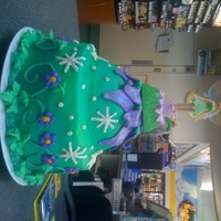 Tinkerbell Buttercream cake