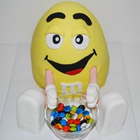 Peanut M&m Cake For my Dad's birthday and father's Day. He loves peanut M&Ms. Thanks for all the inspiration from cakes on here.