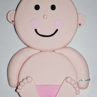 Baby Shower Cake I took this from the wilton site and did a few modifications. TFL