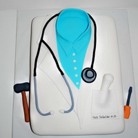 Cake For My Dad's Doc I was asked to do a cake for my Dad's doc who is doing a knee replacement for him tomorrow. Thanks for the inspiration I got from...
