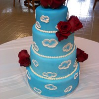 Blue Sky This is a cake I made for the Long Term Care center I work for it was made to look like the flyer they put out for a Gone but not Forgotten...