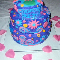 Mops - Together On Planet Mom My cake for our last MOPS meeting(Mother of Preschoolers) - Our theme was Together on Planet Mom