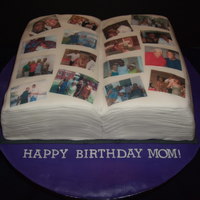 Photo Album This cake was made for my mother-in-law's birthday. We wanted something with edible images for her so this is what I came up with. It...