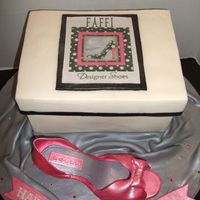 Faffi "designer" Shoes This cake was for a young lady named Stephanie, who was turning 15, as a gift from her father. When she was little her nickname was "...