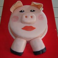 Pig Cake My dad asked me to make my sister a cake and mom thought it would be fun if I made a pig. I had so much fun making this cake and my sister...