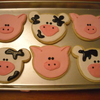 Cow And Pig Cookies 
