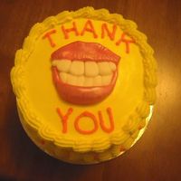 Teeth Cake Made for a dental office
