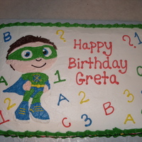 Super Why Double layer half sheet with and awesome, awesome carmel filling..(my DD and DH wouldn't stop eating it..