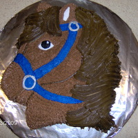Pony Cake Just made this for my grandson after a new foal was born.