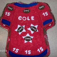 Cole's Cake Chocolate cake with buttercream and fondant accents