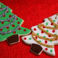 Christmas Trees Sugar Cookie with Royal Icing