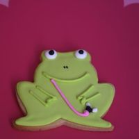 Frogs Sugar Cookie with royal icing